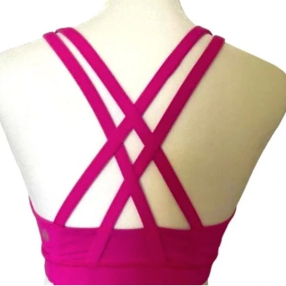 Lululemon Energy Bra Size 12 Sonic Hot Pink - LIKE NEW! - Picture 8 of 12